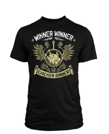 PUBG Winner Winner Chicken Dinner T-Shirt Black Size M