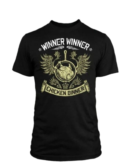 PUBG Winner Winner Chicken Dinner T-Shirt Black Size M