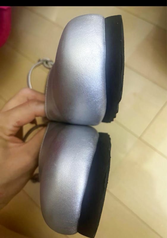 Racbaki Classic Pumps New Color Silver Size S