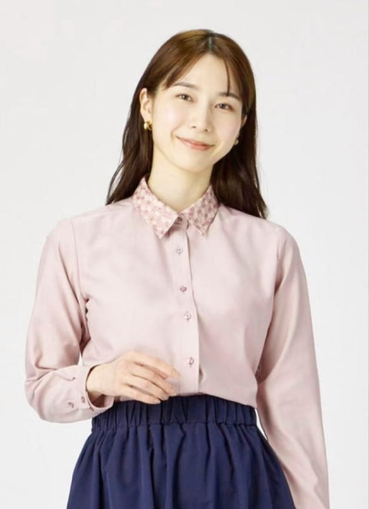 BRICK HOUSE by Tokyo Shirts Wrinkle-Resistant Shirt M Size