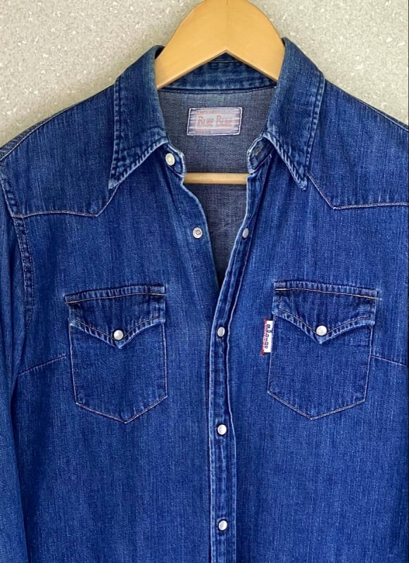 Blue Blue Denim Shirt Indigo Size 3