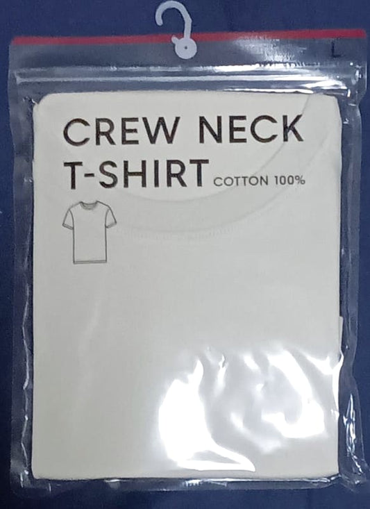 GU Crew Neck T-Shirt Natural L Size