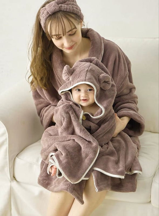 Angelibe Mom & Baby Bathrobe Set