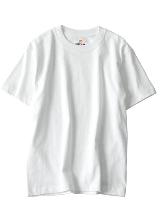 Hanes Beefy T-Shirt Unisex 2-Pack M Size White