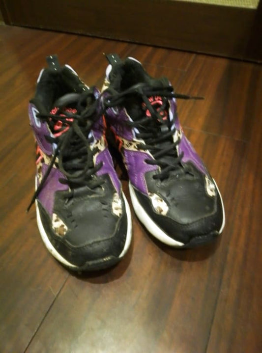 New Balance 608 Purple Black Leopard 26cm Sneakers