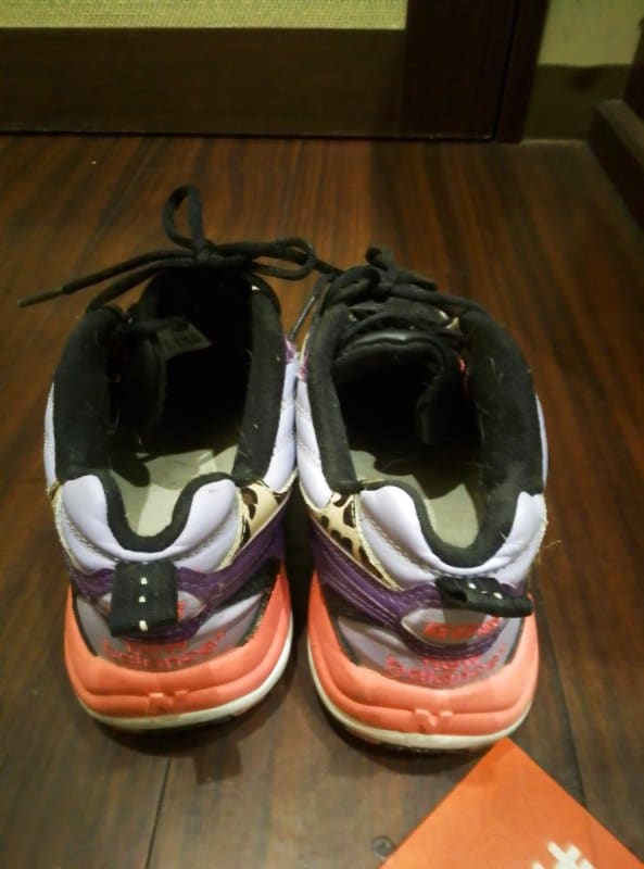 New Balance 608 Purple Black Leopard 26cm Sneakers