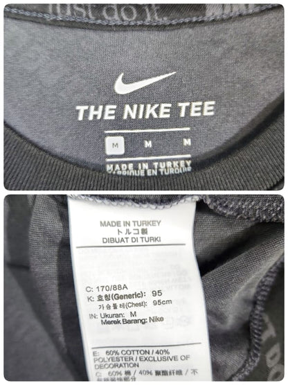 Nike All-Over Print T-Shirt M Black