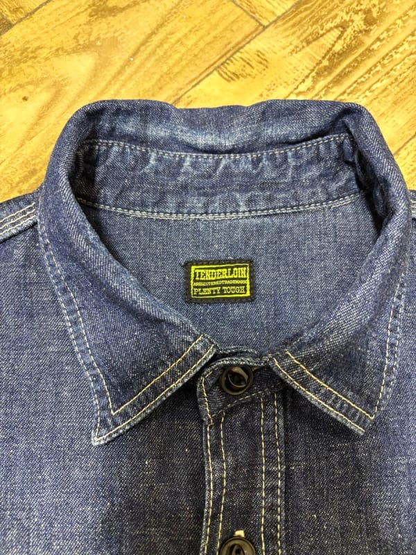 Tenderloin T-Denim Shirts Logo Embroidered Shirt
