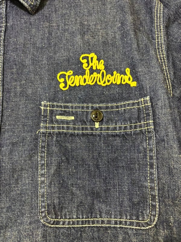 Tenderloin T-Denim Shirts Logo Embroidered Shirt