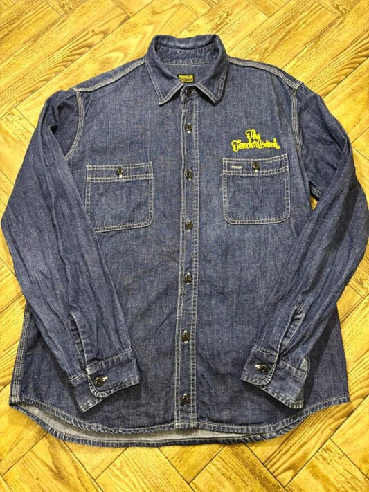 Tenderloin T-Denim Shirts Logo Embroidered Shirt