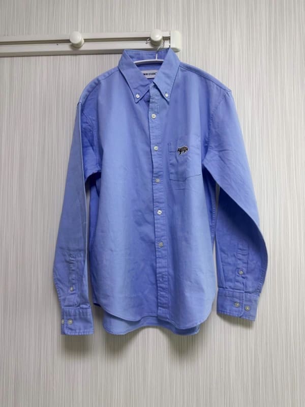 Tanuki Studio Sideways Oxford Shirts Light Blue