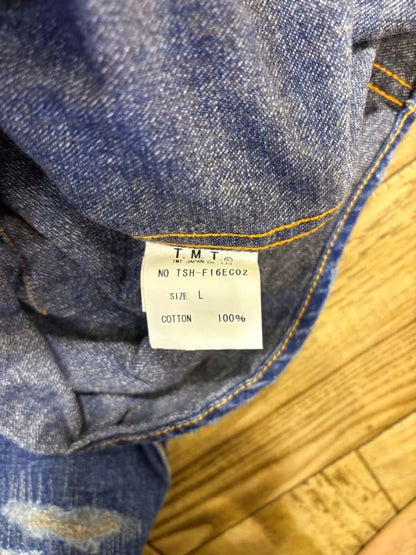 TMT Damage Denim Shirts Size L