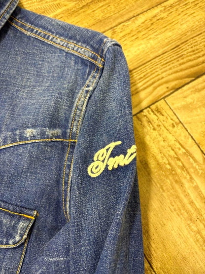 TMT Damage Denim Shirts Size L