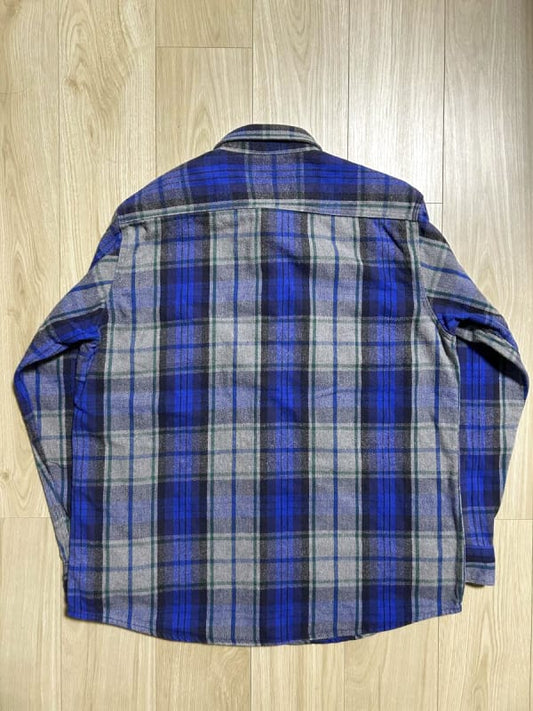 90s Five Brother Heavy Flannel Shirt Size L