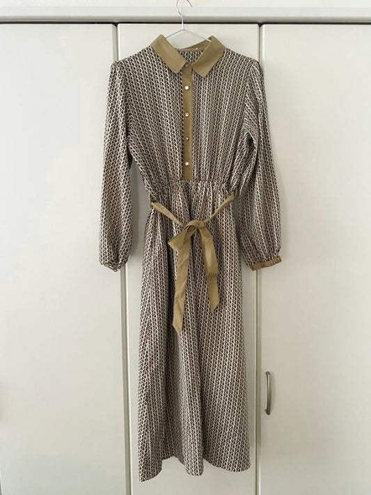 Elencare Due Long Sleeve Shirt Dress