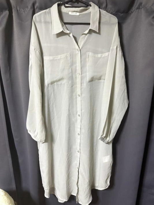 Sheer Long Shirt