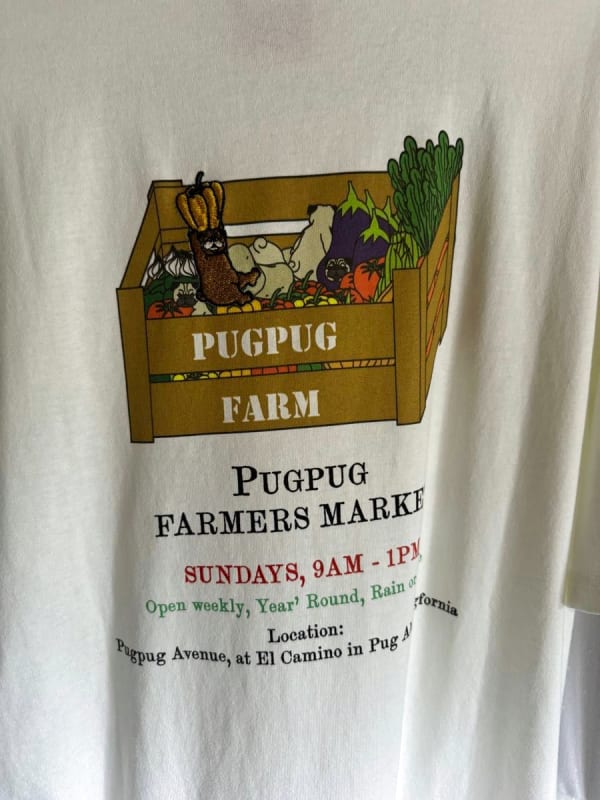 Pug Embroidered T-Shirt Unisex