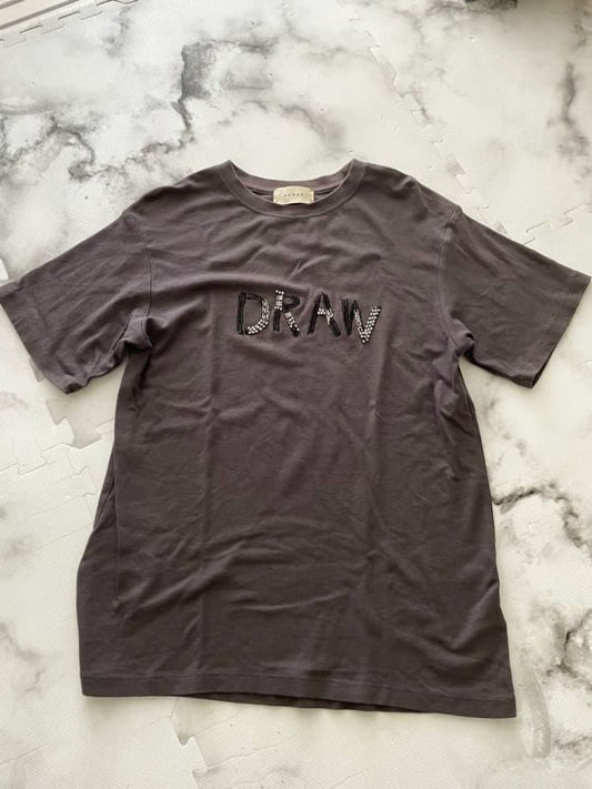 Draw T-Shirt Embroidery Print M