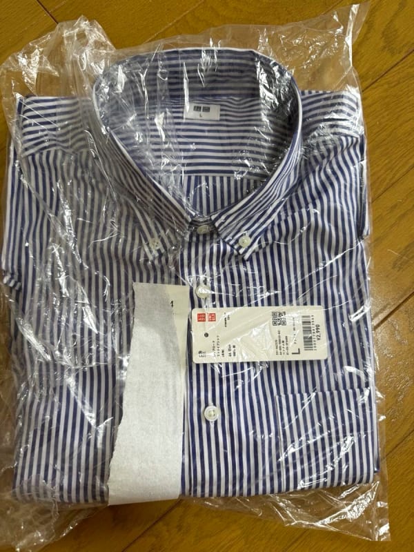 Uniqlo EFC Broad Stripe Shirt New L Size