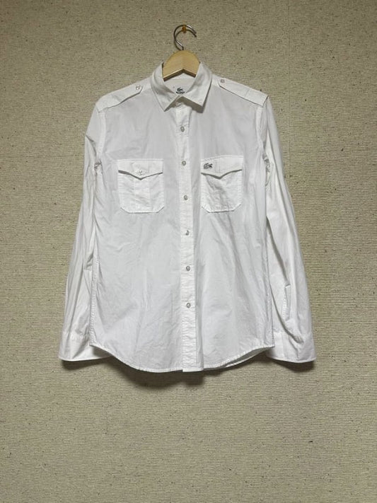 Lacoste Men's Regular Collar Roll-Up Shirt Size 2