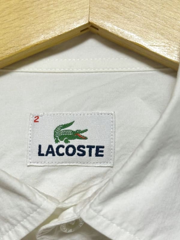 Lacoste Men's Regular Collar Roll-Up Shirt Size 2