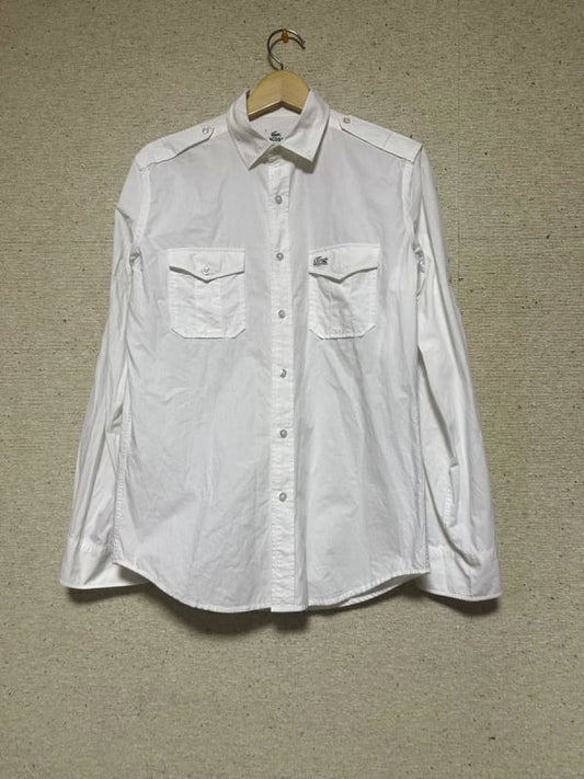 Lacoste Men's Regular Collar Roll-Up Shirt Size 2