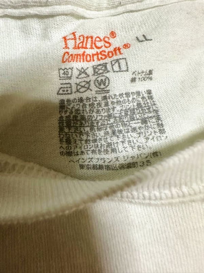 Hanes T-Shirt Crew Neck LL Size Red Label