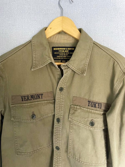 Burton x Neighborhood Collaboration Shirt L Khaki