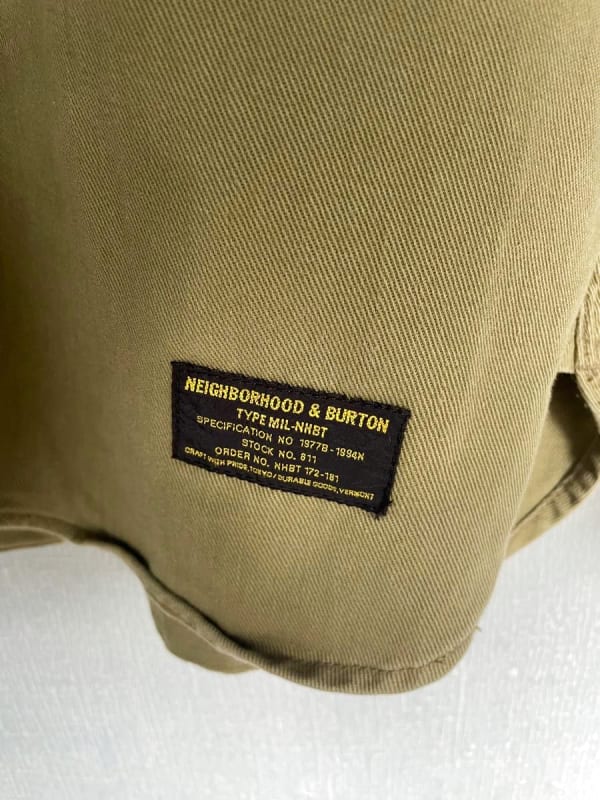 Burton x Neighborhood Collaboration Shirt L Khaki