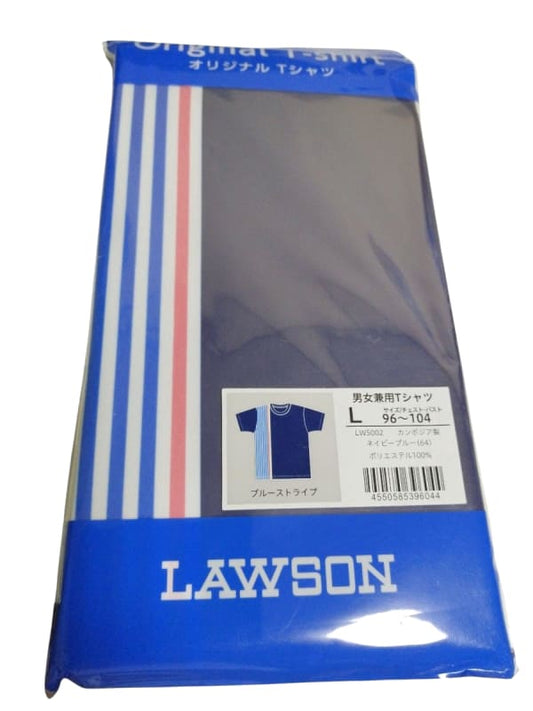 LAWSON Original T-Shirt Blue Stripe L Size Unused