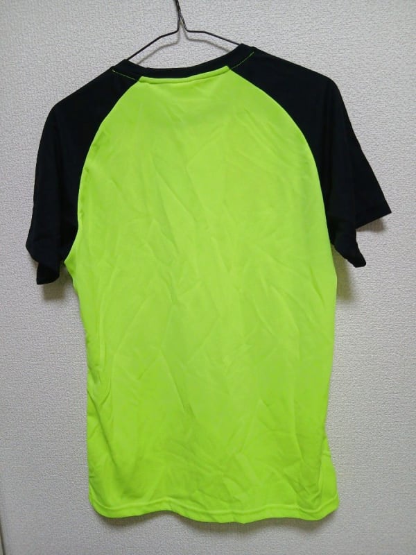 New Mizuno T-Shirt M Size Safety Yellow