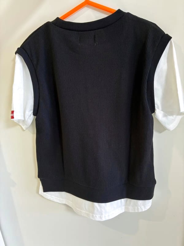EDWIN Short Sleeve T-Shirt Black Unused