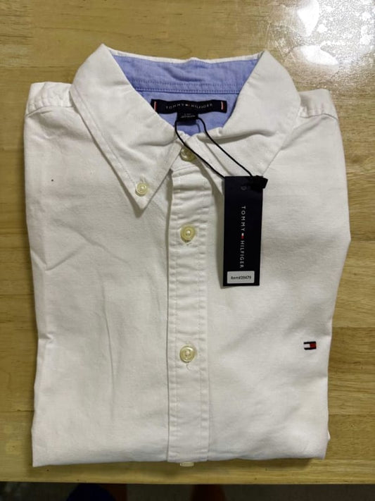 Tommy Hilfiger Oxford Shirt White Men's New L