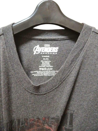 MARVEL Avengers Endgame Movie T-Shirt Iron Man Gray XL