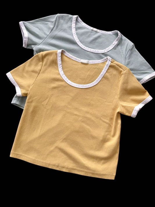 Ladies T-Shirt 2-Piece Set L Size New
