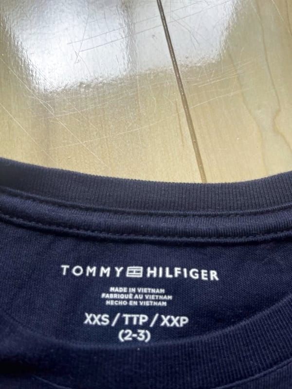 Tommy Hilfiger T-Shirt Navy 3S Size