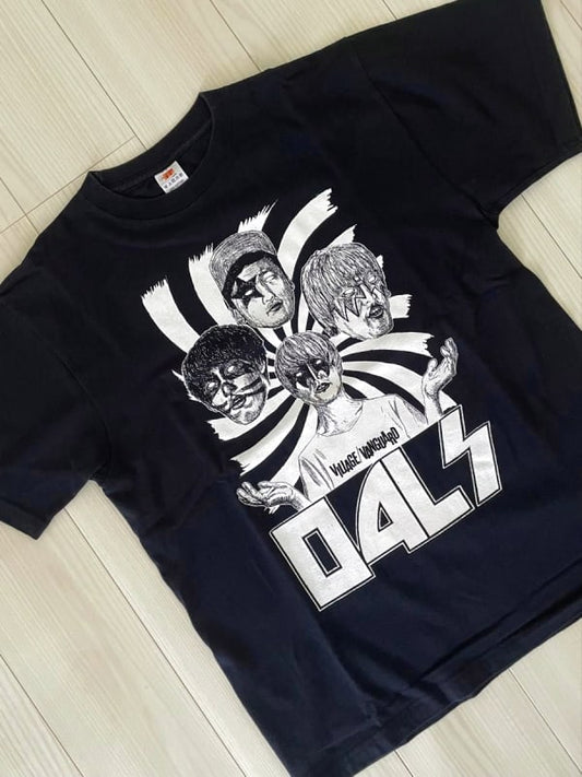 04 Limited Sazabys x Village Vanguard KISS Parody T-Shirt Size L