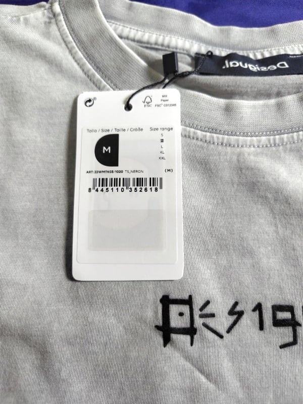 Desigual Men's T-Shirt M New