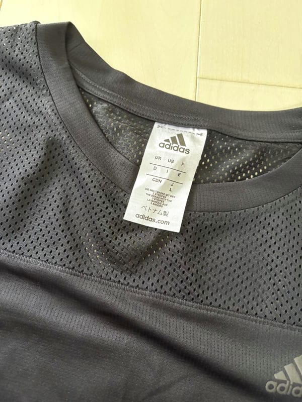 adidas Women's Sports T-Shirt Black L Size