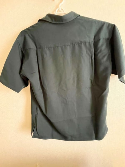 CleL TR Loose Half Sleeve Regular Collar Shirt