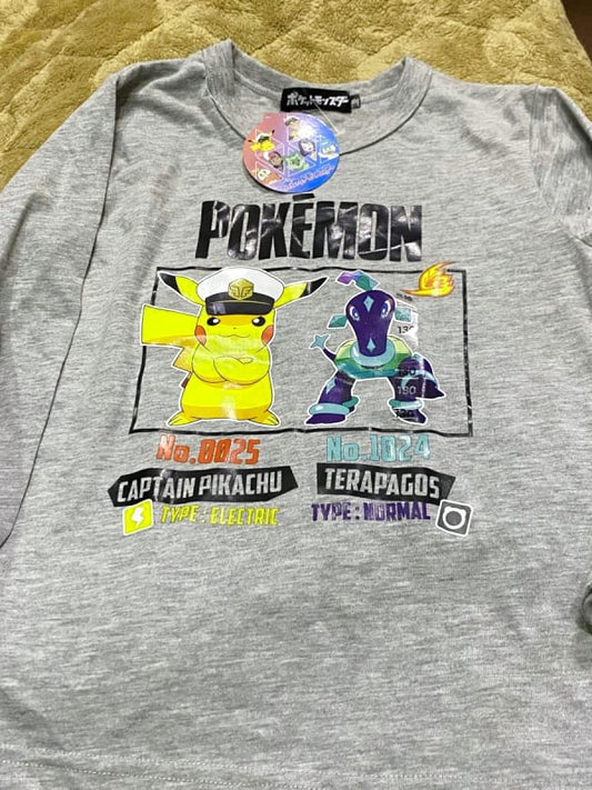 Pokemon Long Sleeve T-Shirt Pikachu 130