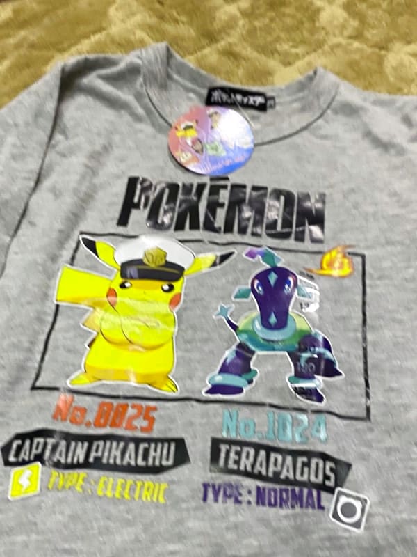 Pokemon Long Sleeve T-Shirt Pikachu 130