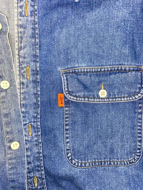 Levi's Denim Shirt L Equivalent