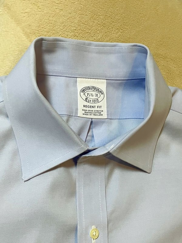 Brooks Brothers Regent Fit Supima Cotton Light Blue Shirt