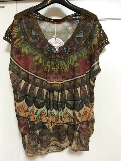 Sensounico Smash Blouse Red Tag Clearance