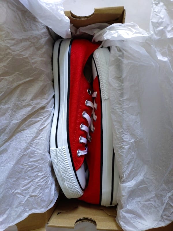 New Converse Sneakers Red 24cm