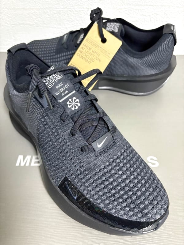 Nike Interact Run Running Shoes Black 28cm