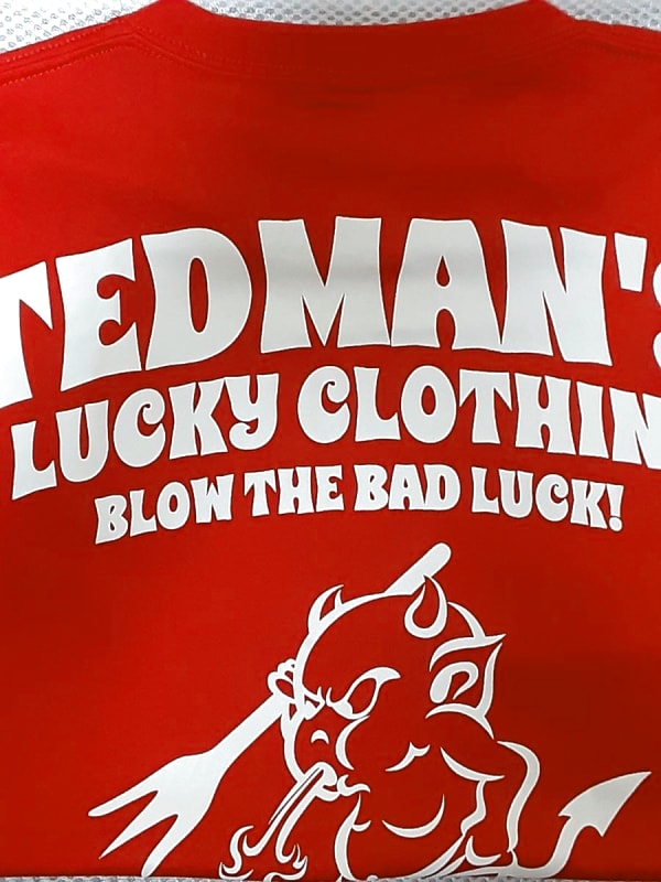 Tedman Quick-Dry Dry T-Shirt Red Size S