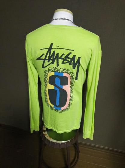 Vintage Stussy Long Sleeve T-Shirt Size M-L