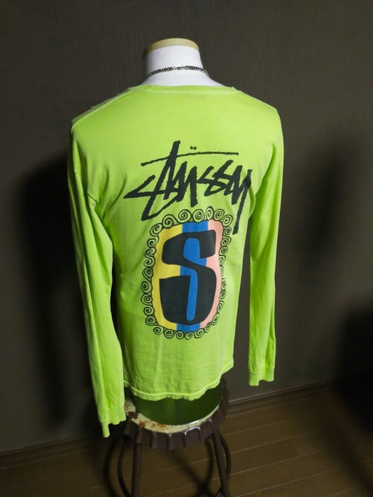 Vintage Stussy Long Sleeve T-Shirt Size M-L